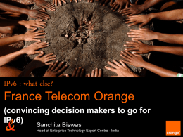presentation template Orange Business Services