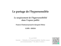 Francis Chateaureynaud - Réseau Environnement Santé