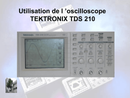 presentation oscilloscope tds 220