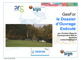 GesFor - SIGES Aquitaine