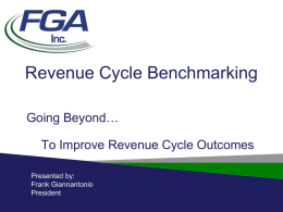 To Improve Revenue Cycle Outcomes