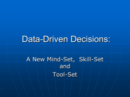 Data-Driven Decision Making PowerPoint