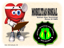 MOBILITAS SOSIAL - SMAN 3 Kota Sukabumi