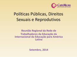 Direitos Reprodutivos - Internacional de la Educación, América Latina