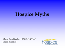 Hospice Myths - eapa