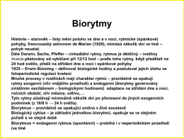 biorytmy
