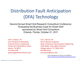 (DFA) Technology - Smart Grid Research Consortium