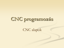 CNC programozás