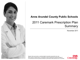 CVS Caremark App - Anne Arundel County Public Schools