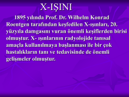 X Işını - Prof. Dr. Nihat MERT