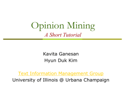 ppt - Kavita Ganesan