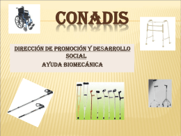 Ayuda Biomecánica - CONADIS REGION LA LIBERTAD