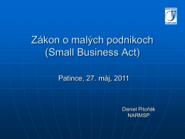 Iniciatíva Small Business Act