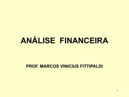 ANÁLISE FINANCEIRA - pospaulasouza.com.br