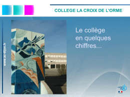 college la croix de l`orme - Le site SVT du collège d`Aillant