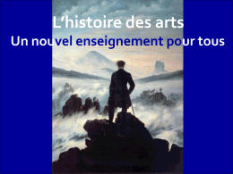 HISTOIRE DES ARTS - Institution Saint Charles