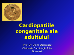 Cardiopatiile congenitale ale adultului