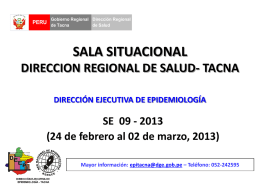 sala_situacional 09_.. - Direccion Regional de Salud Tacna