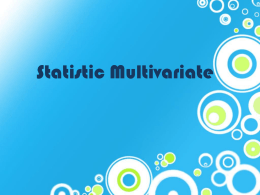 Analisis Variansi Multivariate
