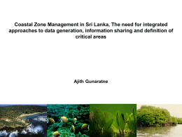 PowerPoint Presentation - Coastal Zone Management in Sri Lanka
