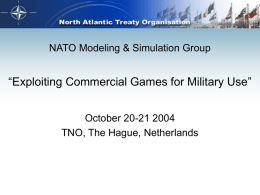 NATO MSG037 - Synergy Summit
